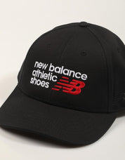 GORRA NEW BALANCE PANEL NB ATHLETICS en color Negro