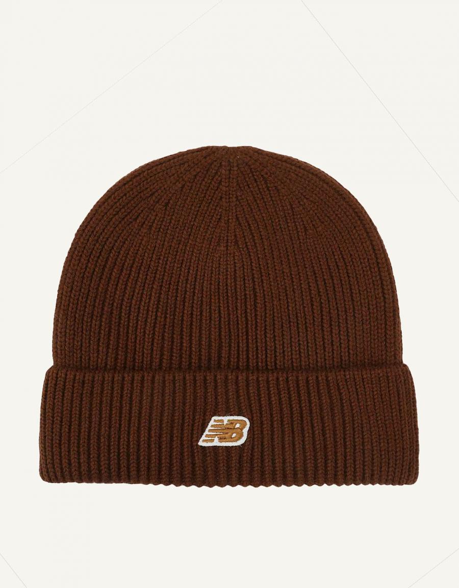 GORRA NEW BALANCE WINTER WATCHMAN BEANIE NB PATCH en color Marron