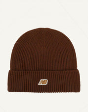 GORRA NEW BALANCE WINTER WATCHMAN BEANIE NB PATCH en color Marron