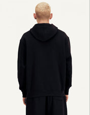 SUDADERA NEW BALANCE SPORT ESSENTIAL TERRY HOODIE en color Negro