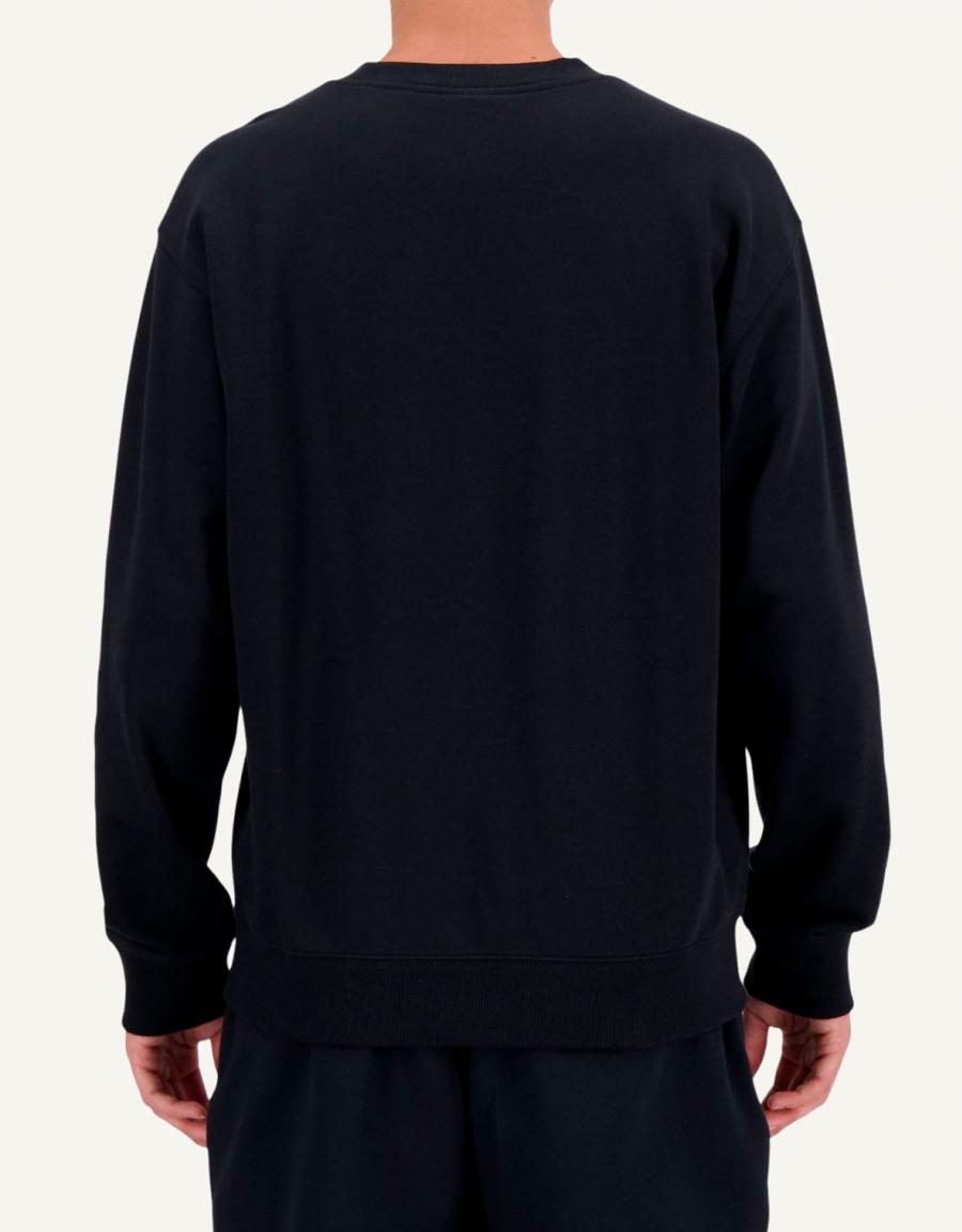 SUDADERA NEW BALANCE SPORT ESSENTIALS CREW en color Negro