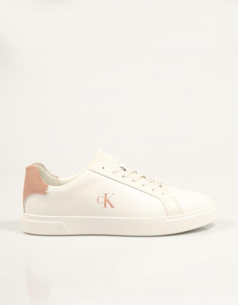 ZAPATILLAS CALVIN KLEIN LOW PRO CUPS LTH MG en color Blanco