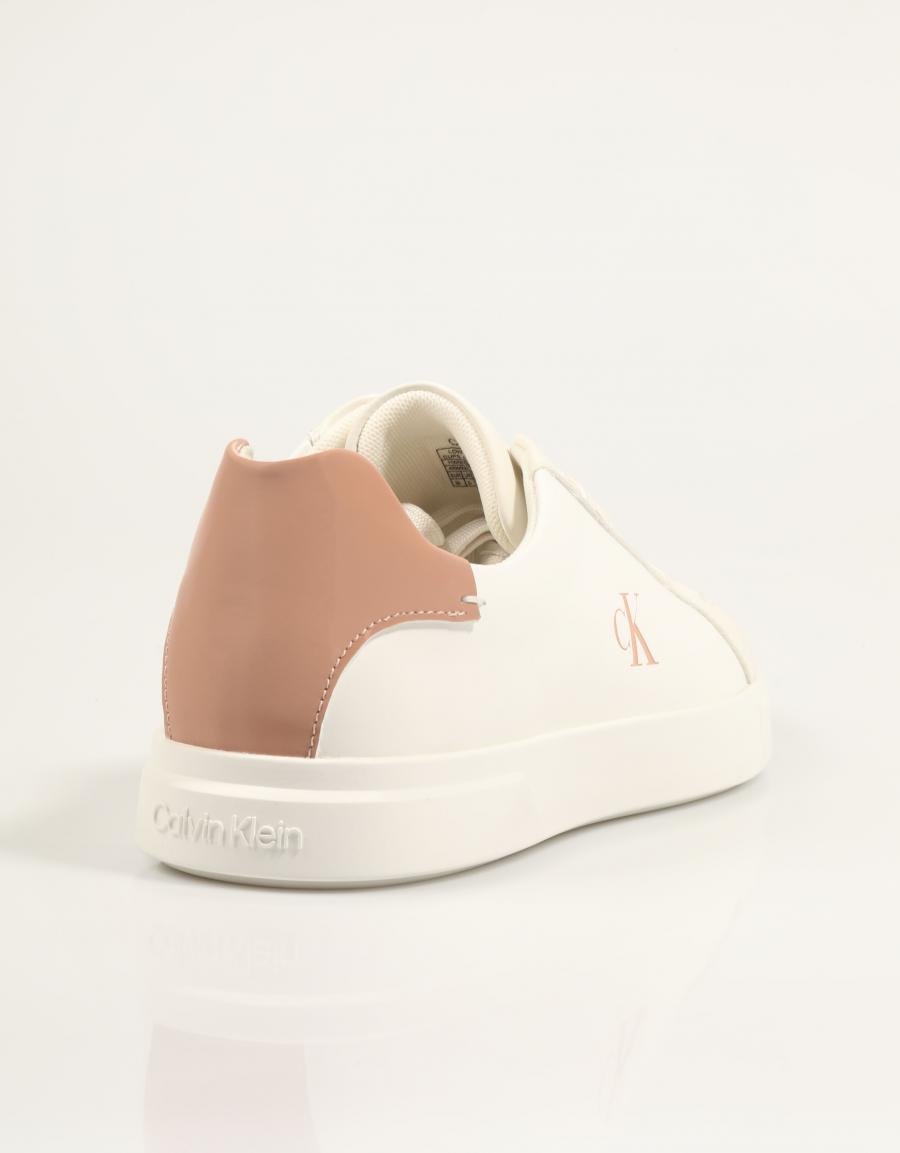 ZAPATILLAS CALVIN KLEIN LOW PRO CUPS LTH MG en color Blanco