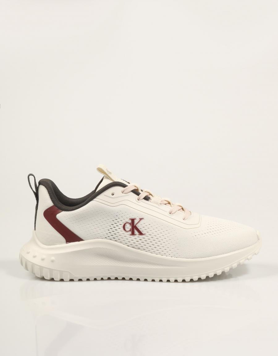 ZAPATILLAS CALVIN KLEIN EVA RUNNER DRAWSTRING MIX MG en color Blanco