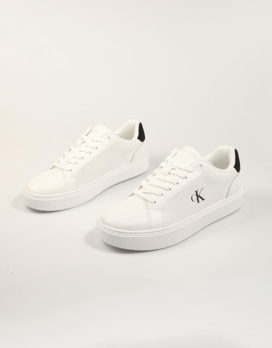 ZAPATILLAS CALVIN KLEIN CLASSIC CUPSOLE LACEUP LTH en color Blanco