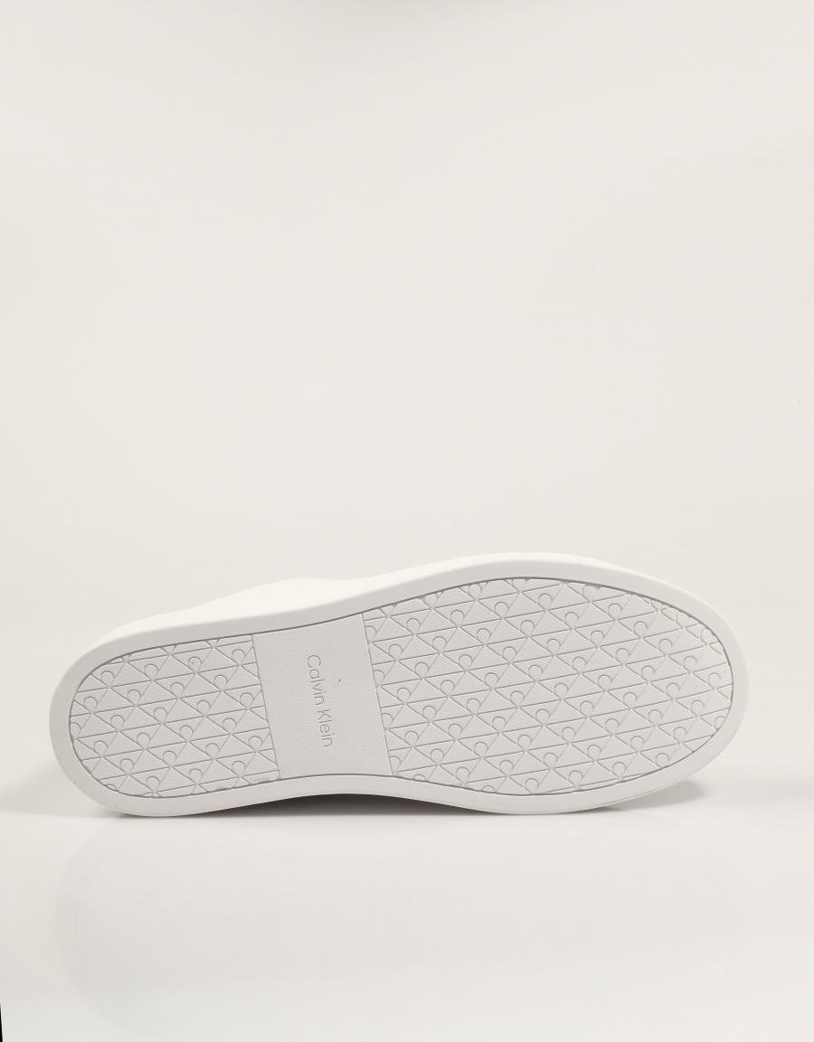 ZAPATILLAS CALVIN KLEIN CLASSIC CUPSOLE LACEUP LTH en color Blanco