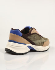 ZAPATILLAS CALVIN KLEIN HIKE RUNNER MESH MIX en color Kaki