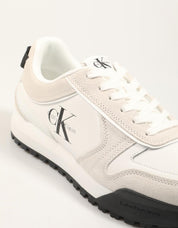 ZAPATILLAS CALVIN KLEIN TOOTHY RUNNER IRREGULAR LINES en color Blanco