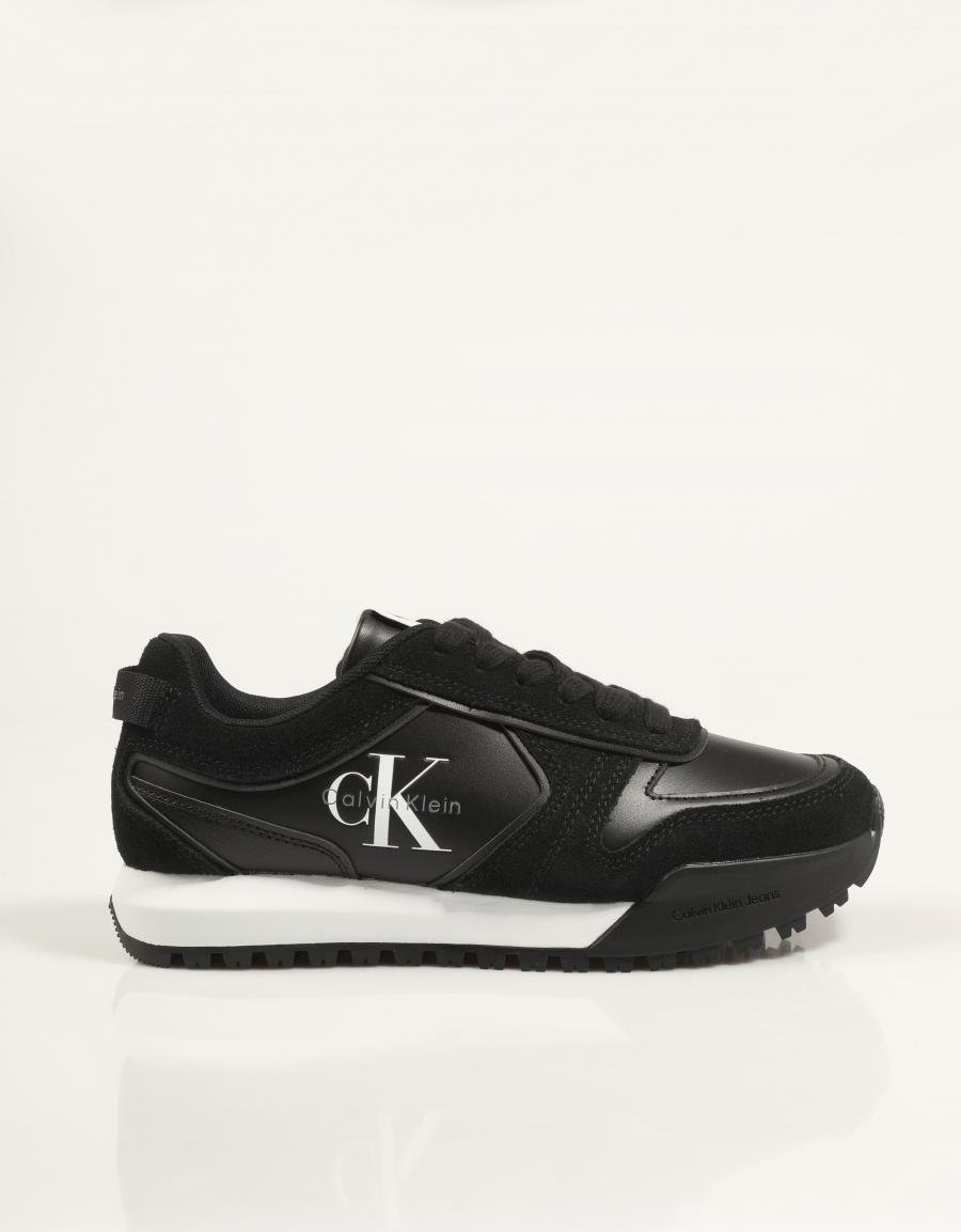 ZAPATILLAS CALVIN KLEIN TOOTHY RUNNER LACEUP MIX ML en color Negro