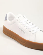 ZAPATILLAS TOMMY HILFIGER TH COURT LTH DETAIL ESS en color Blanco