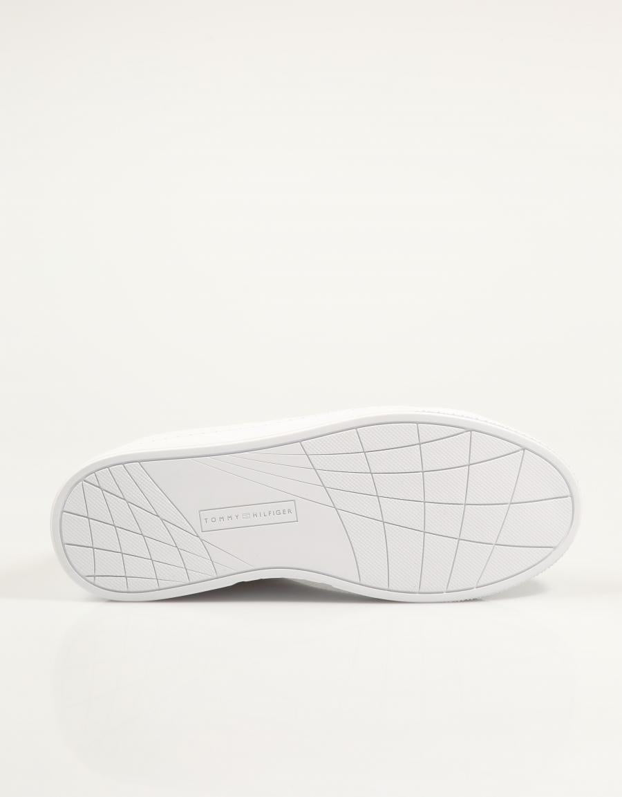ZAPATILLAS TOMMY HILFIGER ICON COURT SNEAKER en color Blanco