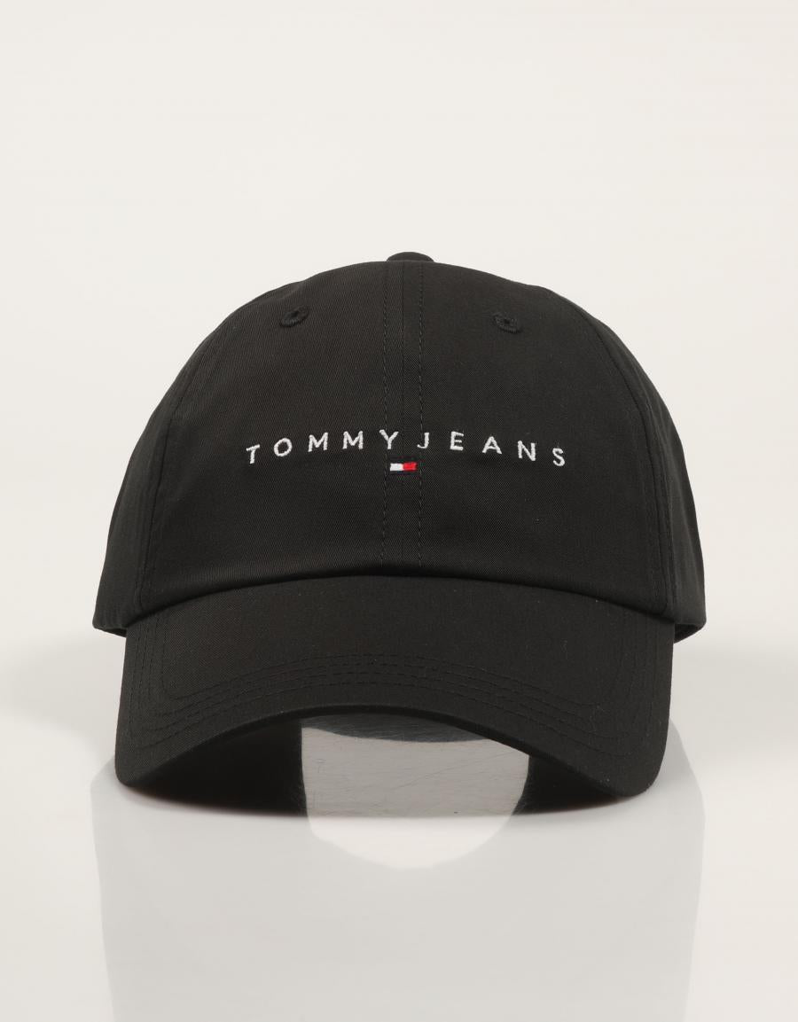 GORRA TOMMY HILFIGER TJM LINEAR LOGO CAP en color Negro