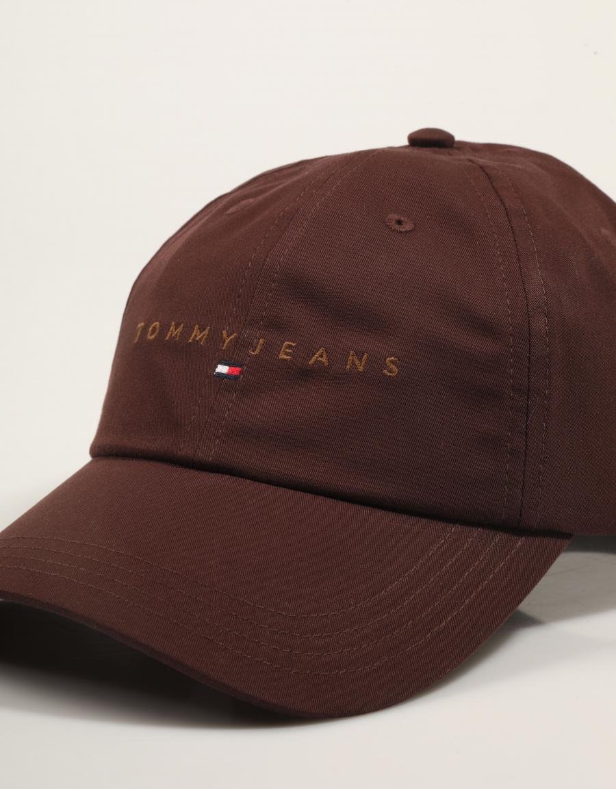 GORRA TOMMY HILFIGER TJM LINEAR LOGO CAP en color Marron