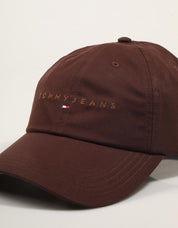 GORRA TOMMY HILFIGER TJM LINEAR LOGO CAP en color Marron