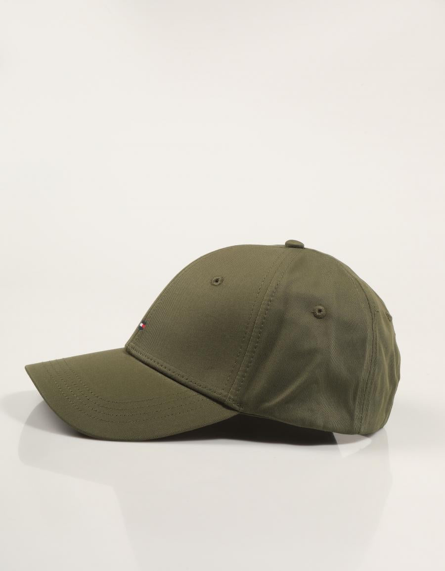 GORRA TOMMY HILFIGER TH FLAG COTTON 6 PANEL CAP en color Kaki