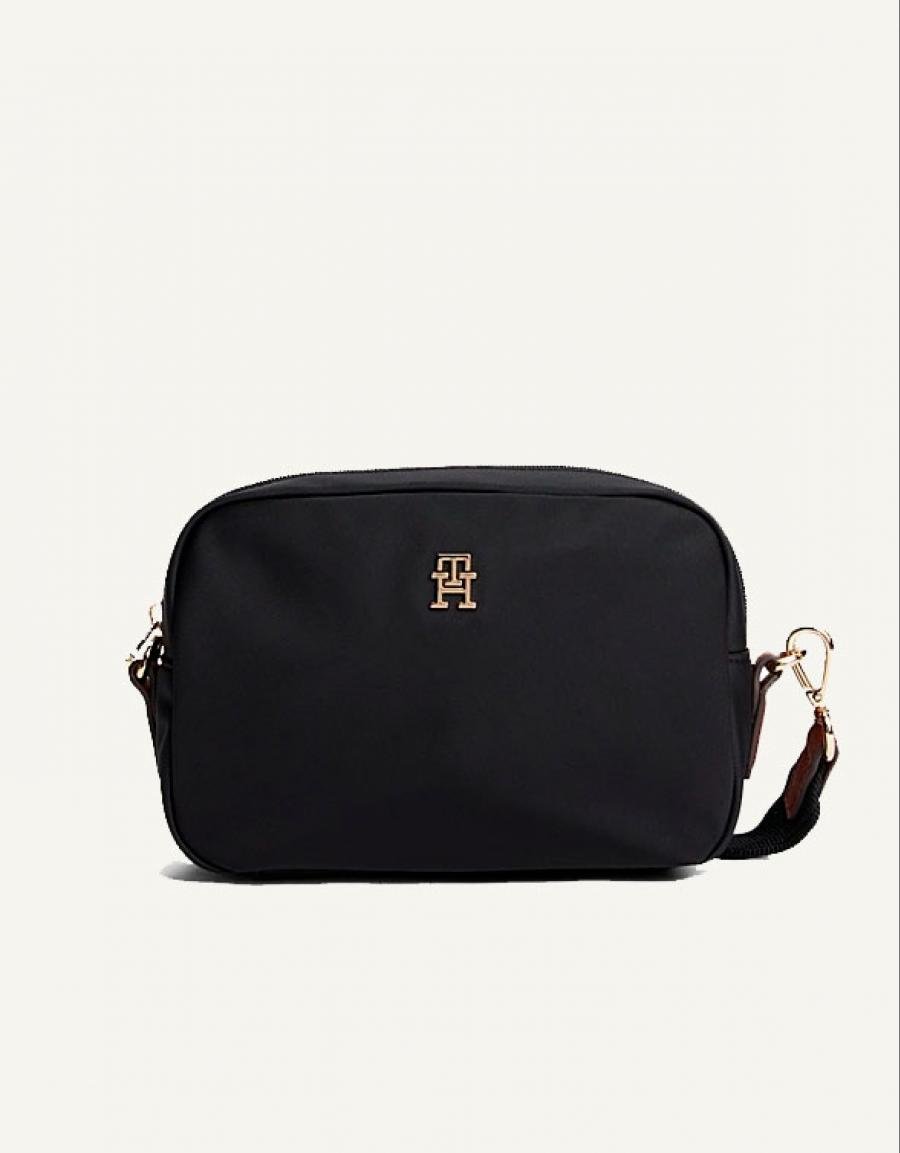 NECESER TOMMY HILFIGER POPETTE CAMERA BAG en color Negro