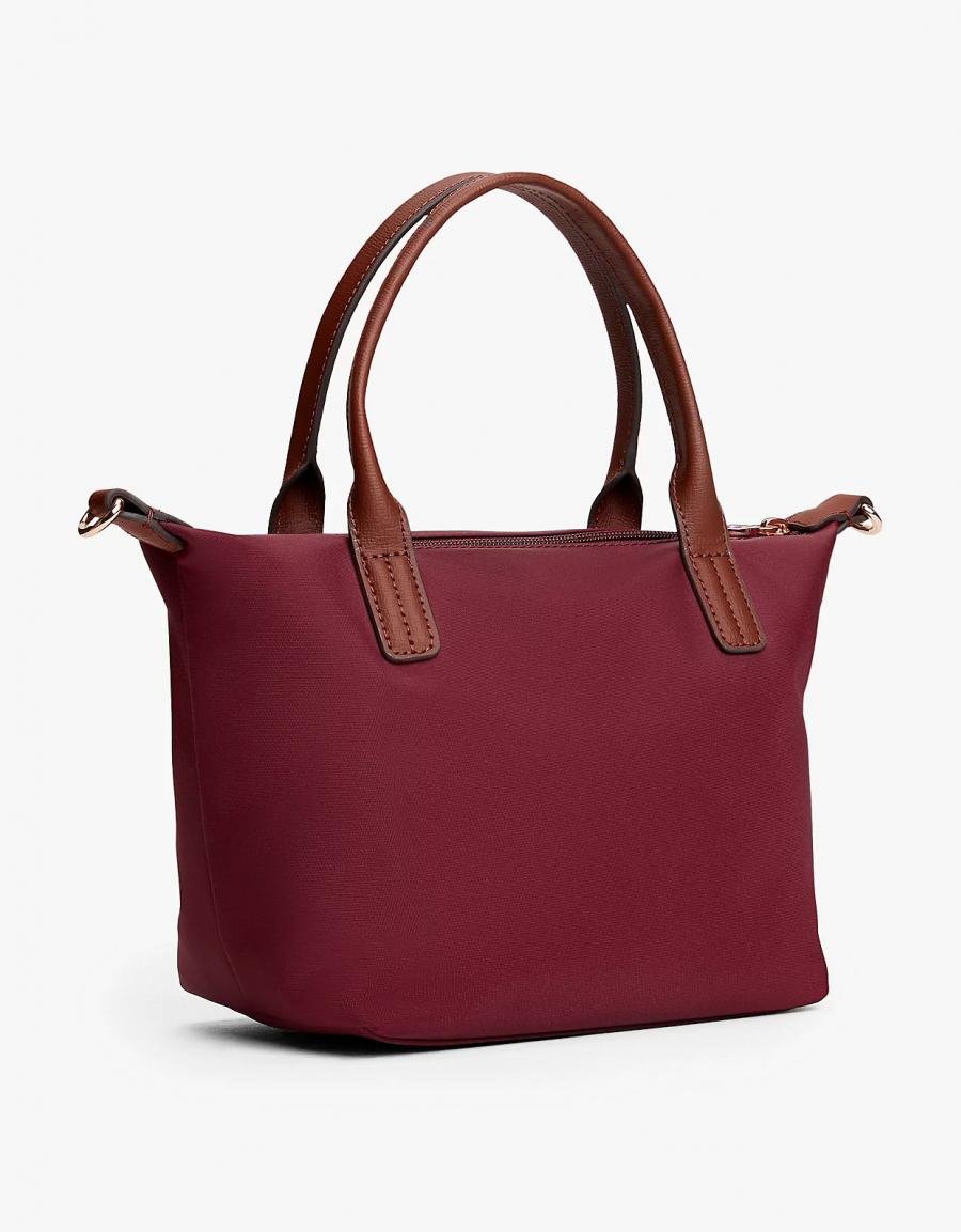 NECESER TOMMY HILFIGER POPETTE MINI TOTE en color Burdeos
