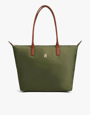 NECESER TOMMY HILFIGER POPETTE TOTE en color Kaki