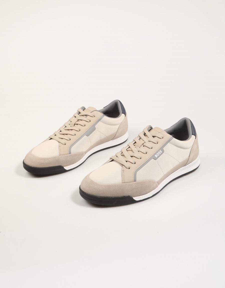 ZAPATILLAS BOSS NITAN en color Beige