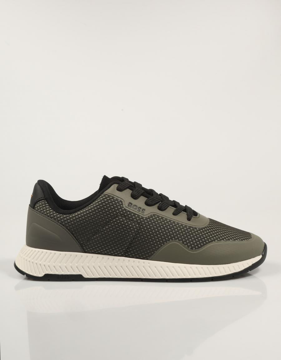 ZAPATILLAS BOSS TITANIUM RUNN en color Kaki