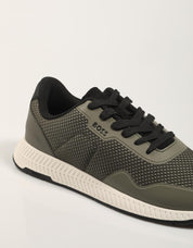 ZAPATILLAS BOSS TITANIUM RUNN en color Kaki