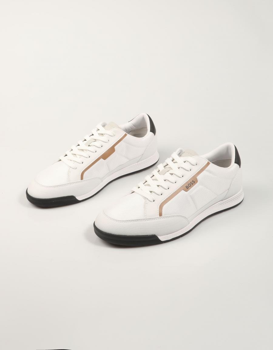 ZAPATILLAS BOSS NITAN TENN en color Blanco
