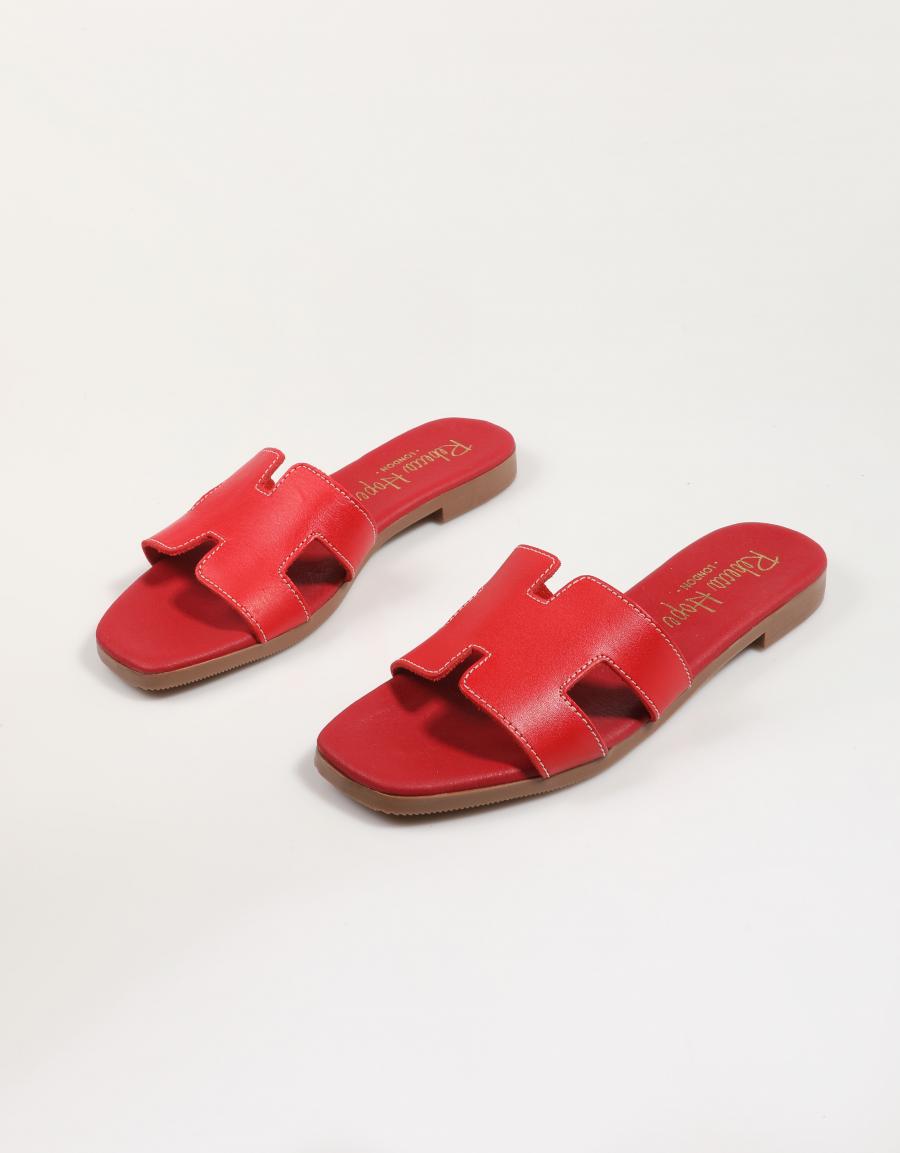 SANDALIAS REBECCA HOPE 5566 en color Rojo