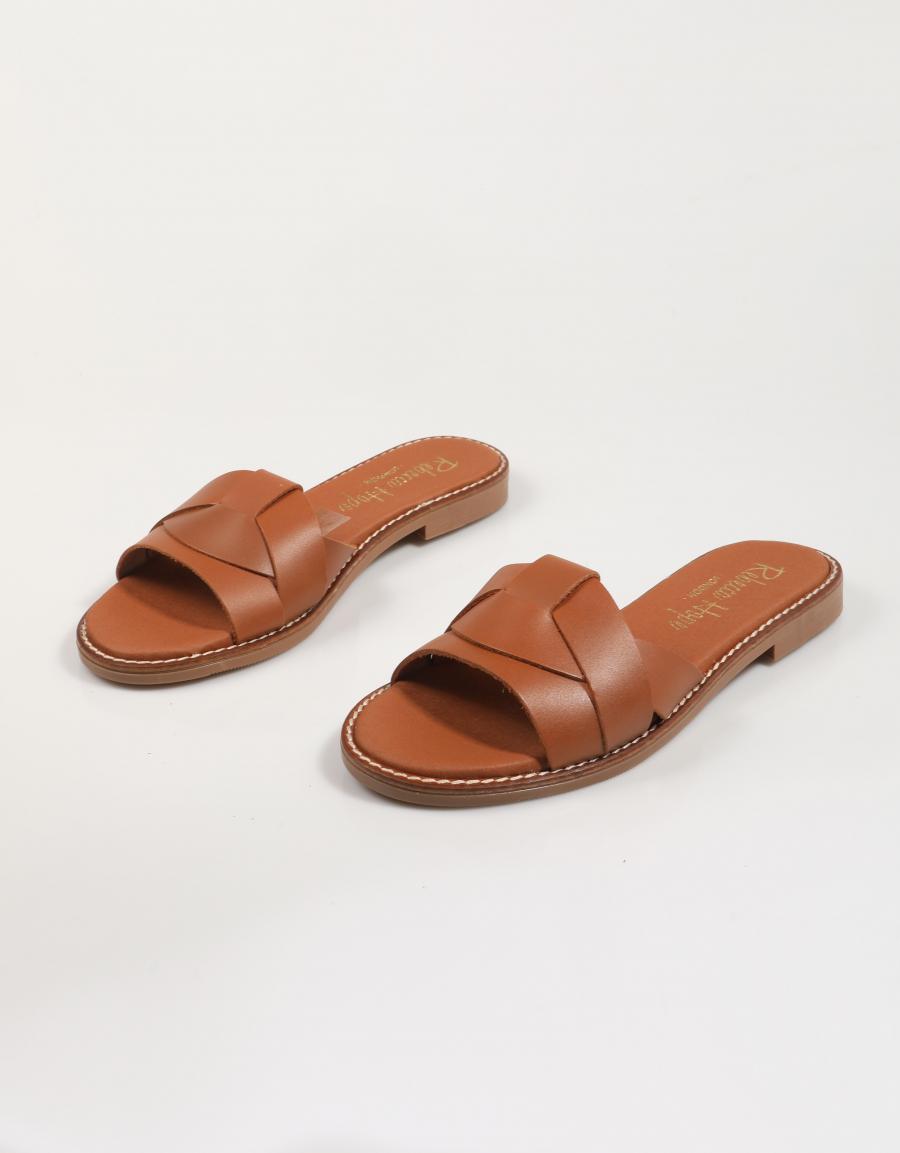 SANDALIAS REBECCA HOPE 5568 en color Cuero