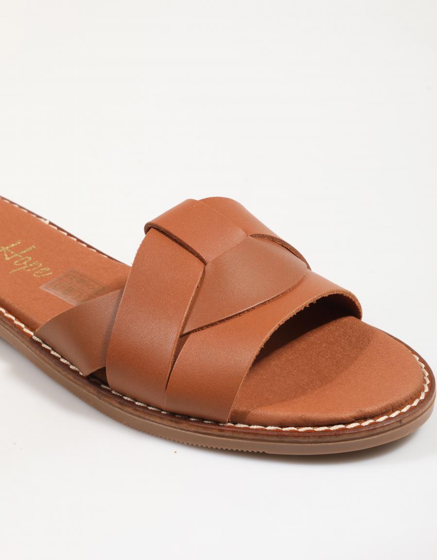 SANDALIAS REBECCA HOPE 5568 en color Cuero