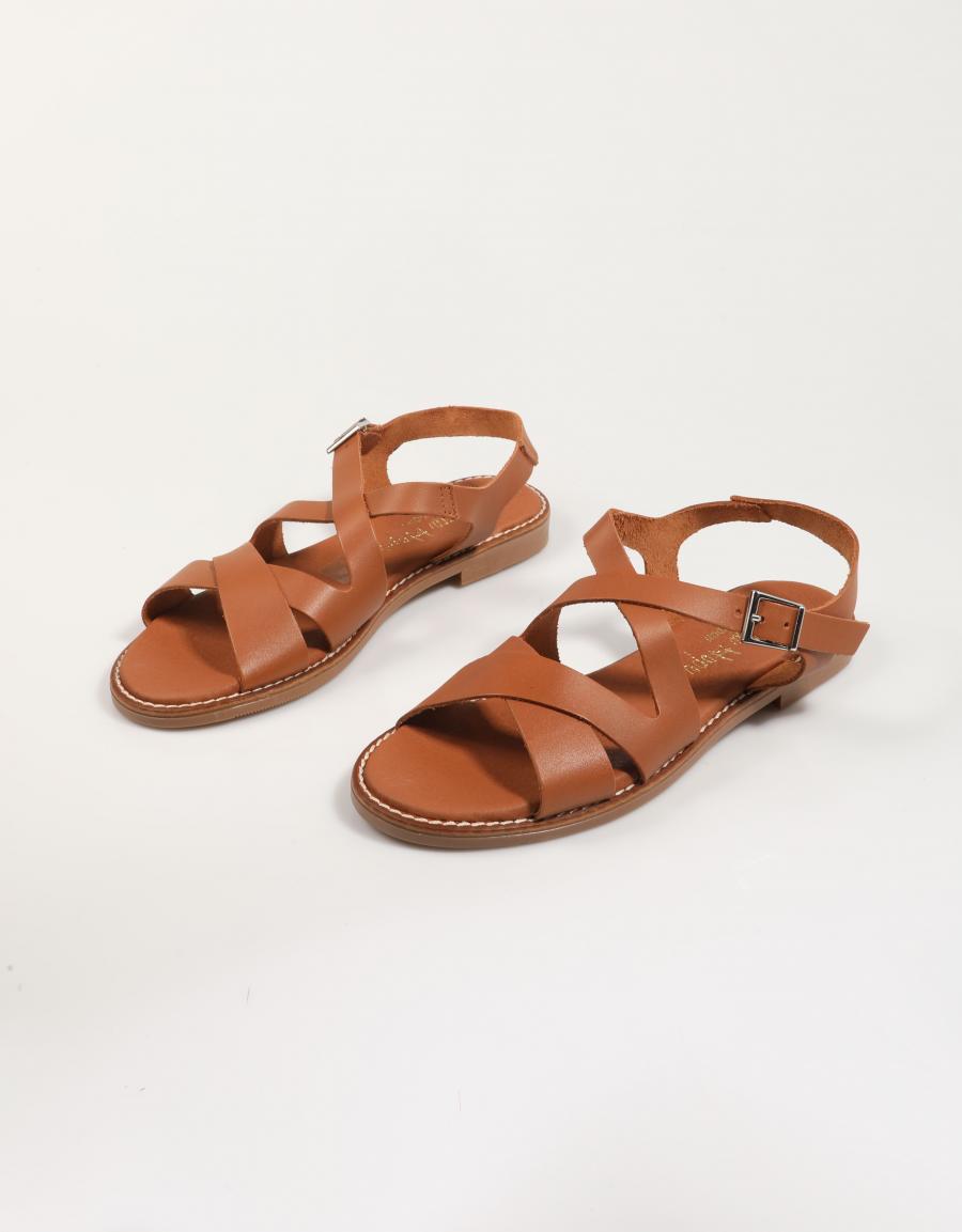 SANDALIAS REBECCA HOPE 5572 en color Cuero