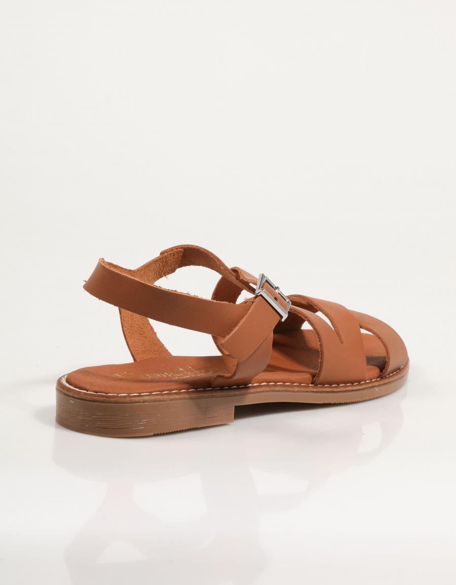 SANDALIAS REBECCA HOPE 5572 en color Cuero