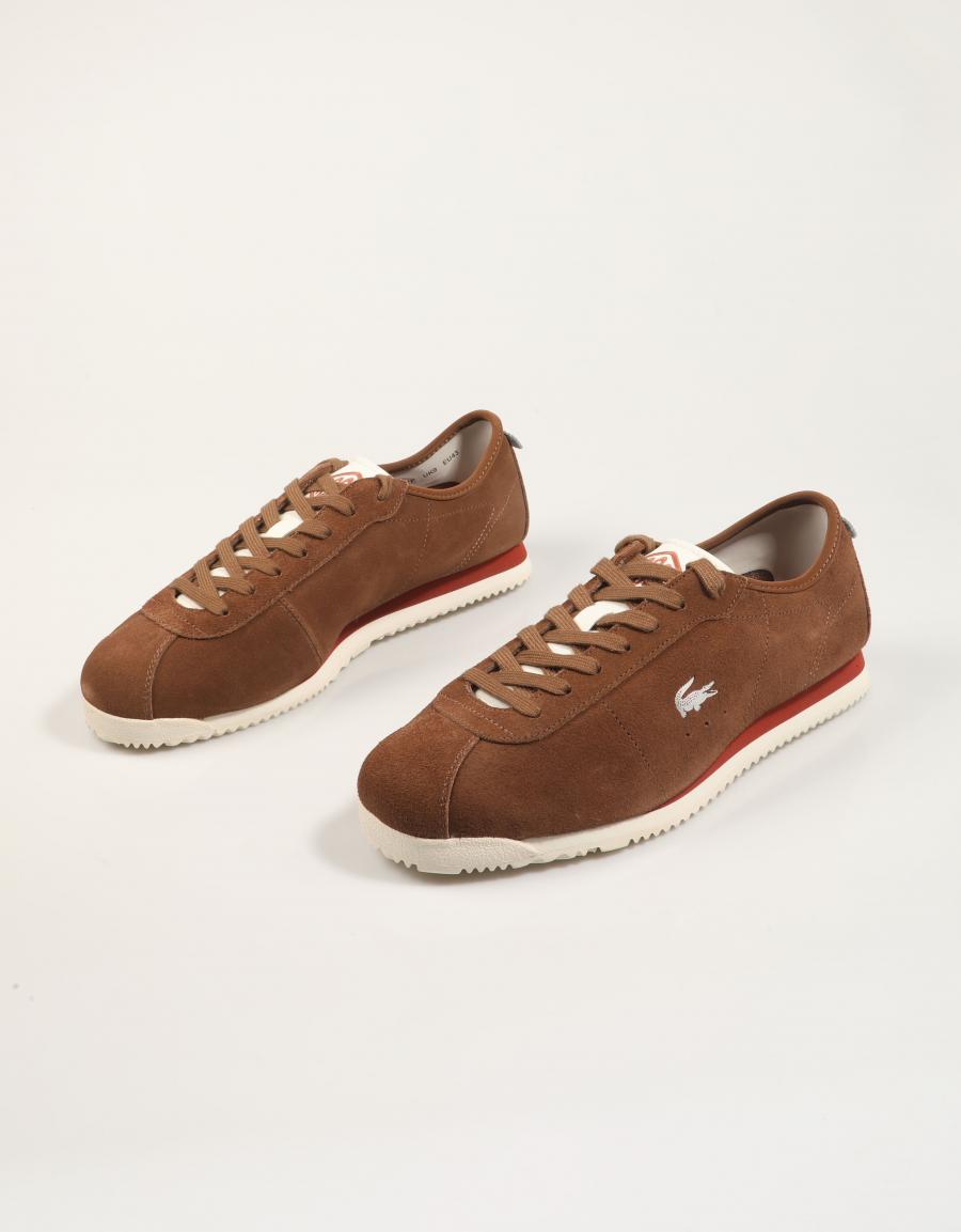 ZAPATILLAS LACOSTE CLUB-LOW 225 1 SMA en color Marron