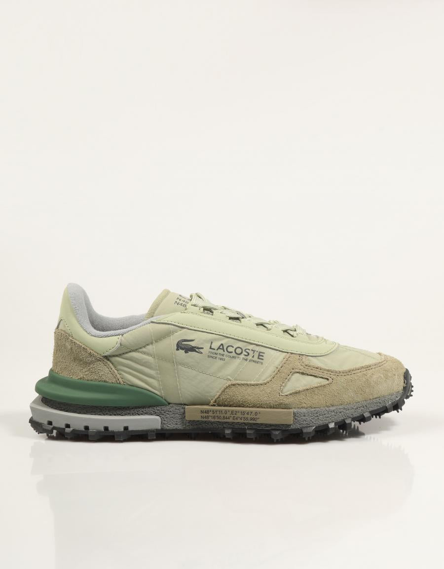 ZAPATILLAS LACOSTE ELITE ACTIVE 225 4 SMA en color Kaki