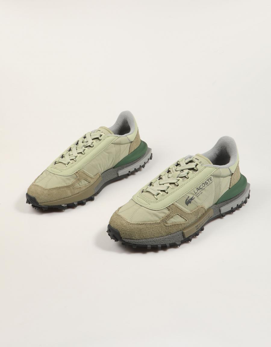 ZAPATILLAS LACOSTE ELITE ACTIVE 225 4 SMA en color Kaki