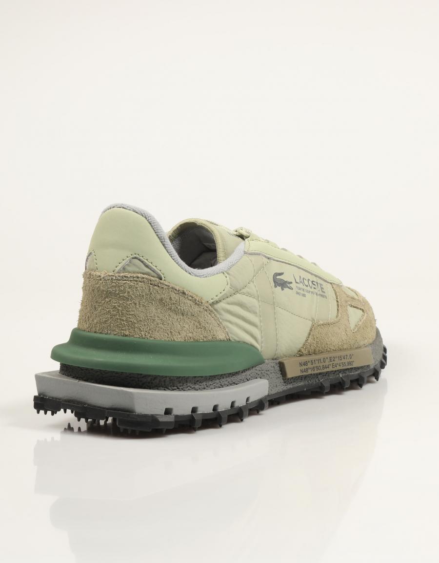 ZAPATILLAS LACOSTE ELITE ACTIVE 225 4 SMA en color Kaki