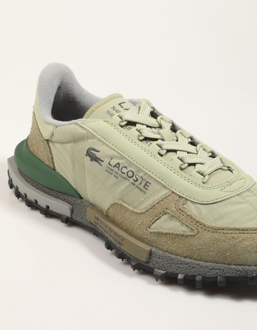 ZAPATILLAS LACOSTE ELITE ACTIVE 225 4 SMA en color Kaki