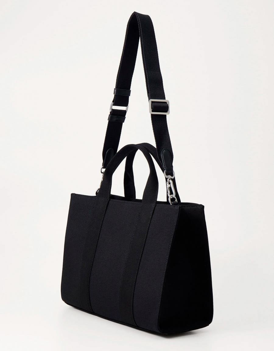 BOLSO KARL LAGERFELD SQUARE MEDIUM TOTE A1W50010 en color Hielo