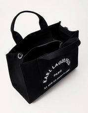 BOLSO KARL LAGERFELD SQUARE MEDIUM TOTE A1W50010 en color Hielo
