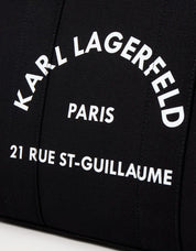 BOLSO KARL LAGERFELD SQUARE MEDIUM TOTE A1W50010 en color Hielo