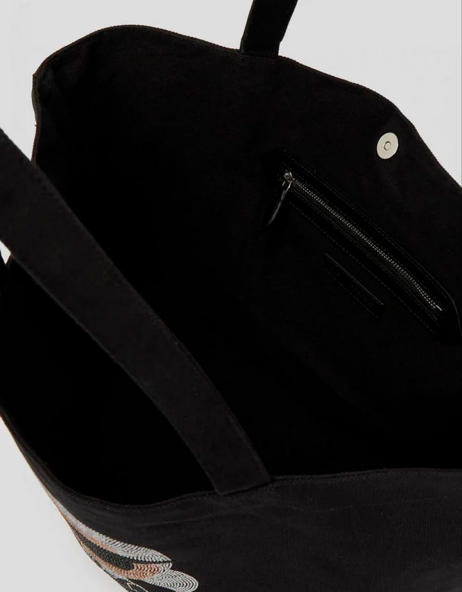 BOLSO KARL LAGERFELD IKON RHINESTONE SHOPPER en color Negro
