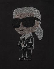 BOLSO KARL LAGERFELD IKON RHINESTONE SHOPPER en color Negro