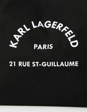 BOLSO KARL LAGERFELD CANVAS SHOPPER en color Negro