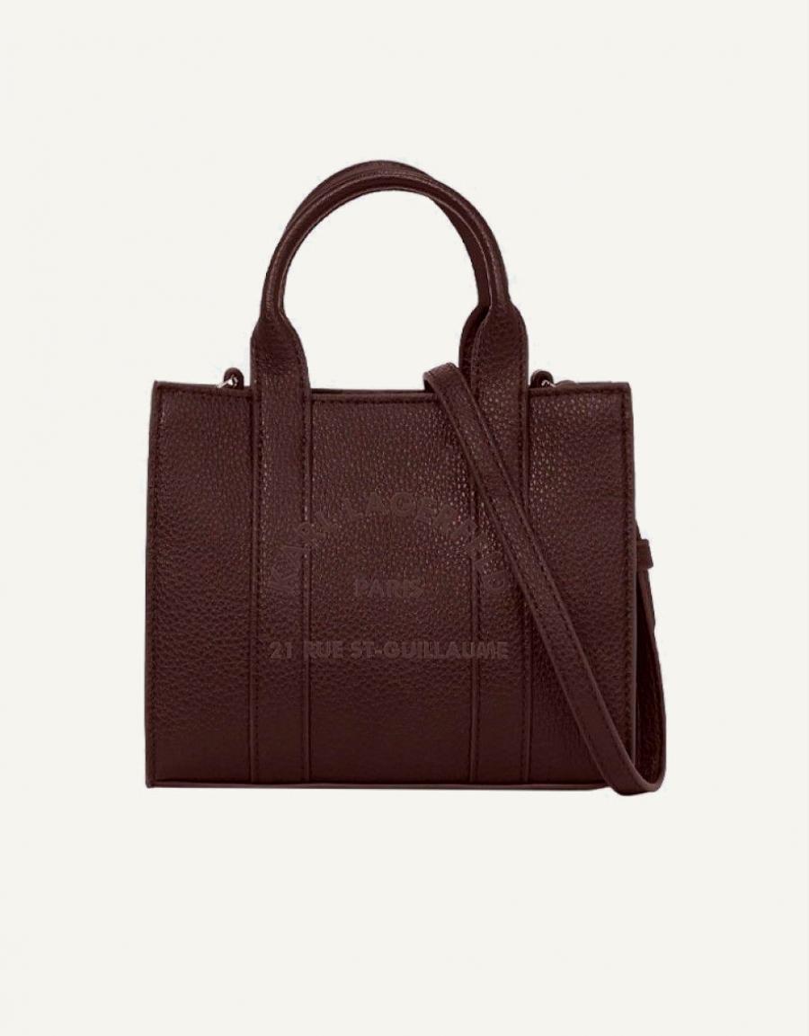 BOLSO KARL LAGERFELD PEBBLE MINI  A4W30266 en color Marron