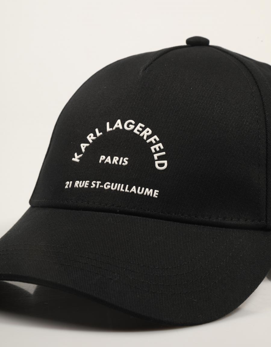 GORRA KARL LAGERFELD ESG CAP en color Negro