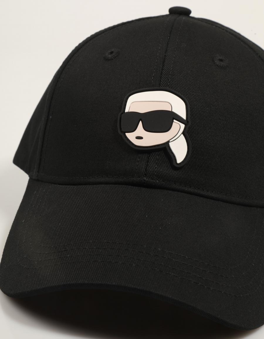 GORRA KARL LAGERFELD IKON CAP en color Negro
