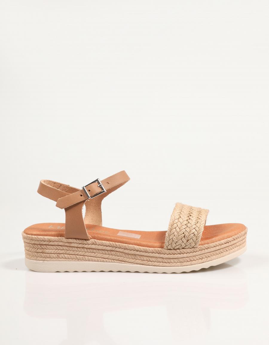 SANDALIAS REBECCA HOPE 5691 en color Beige