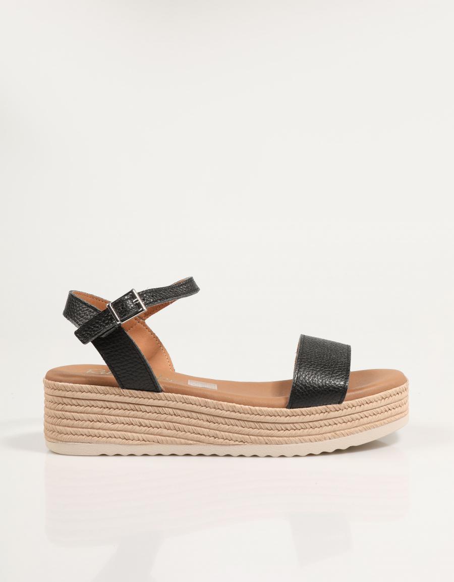 SANDALIAS REBECCA HOPE 5700 en color Negro
