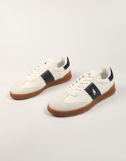 ZAPATILLAS POLO RALPH LAUREN HERITAGE AERA PP LEATHER/SUEDE en color Blanco
