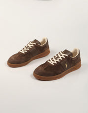 ZAPATILLAS POLO RALPH LAUREN HERITAGE AERA PP SUEDE/LEATHER en color Marron