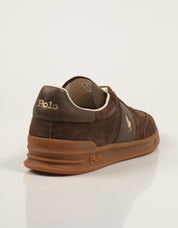 ZAPATILLAS POLO RALPH LAUREN HERITAGE AERA PP SUEDE/LEATHER en color Marron